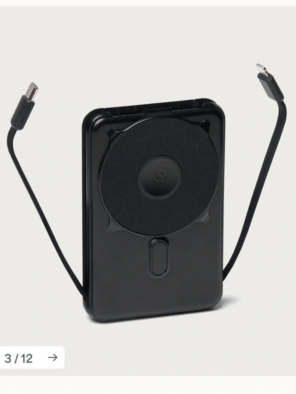 RIDGE POWER BANK • MAGSAFE ‘MATTE BLACK’